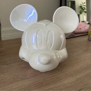 NWT Loungefly Disney Parks Mickey Mouse Molded Head Pearl Crossbody‎ Bag